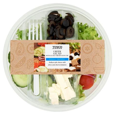 Tesco Greek Salad 210 G Tesco Groceries