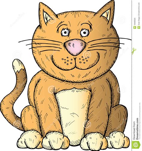 Cartoon Cat Stock Vector Illustration Of Whiskers