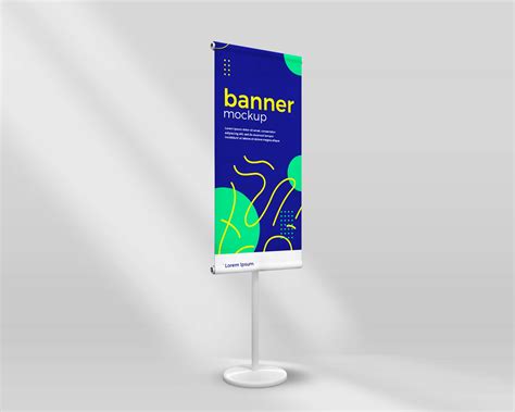 Free Standing Banner Mockup Psd