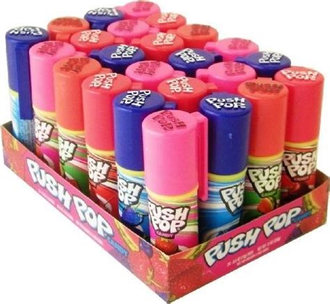 Push Pops Original Assortment 24 Ct Pack Of 24 Push Pop Candy Push