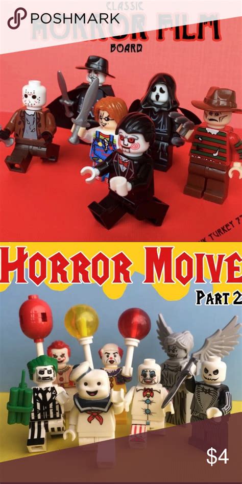 Lego Horror Movie Custom Minifigures Horror Movies Horror Michaels