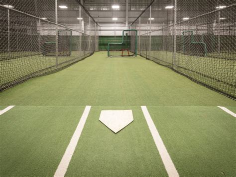 Those and many more dimensions are listed here for quick and easy reference. Indoor Baseball and Softball Field Rentals - Tuckahoe Sports