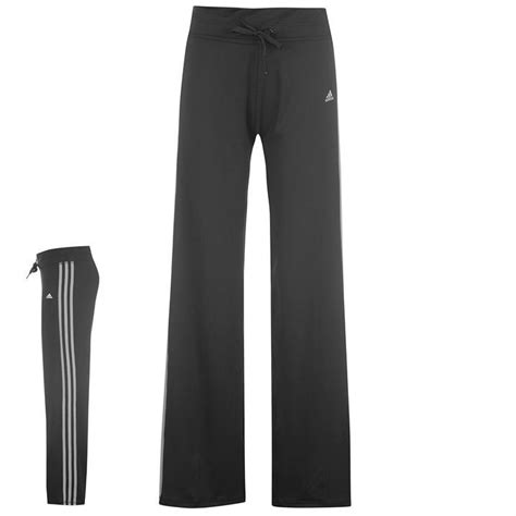 Adidas Womens Climalite Essentials Workout Pants Ladies Tracksuit