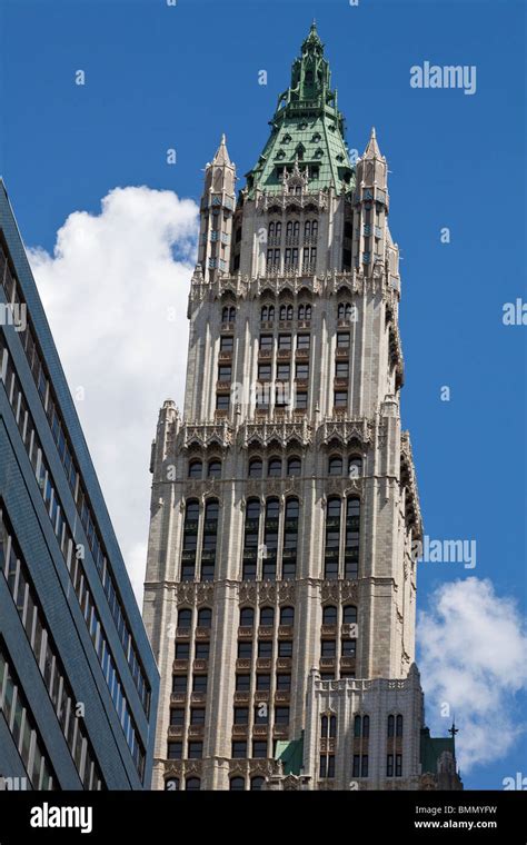 The Woolworth Building New York City Stock Photo Alamy