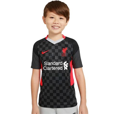 This aspect of the design is inspired by the colors of the club crest and teal. Nike Kids Liverpool Third Jersey 20/21 | BMC Sports
