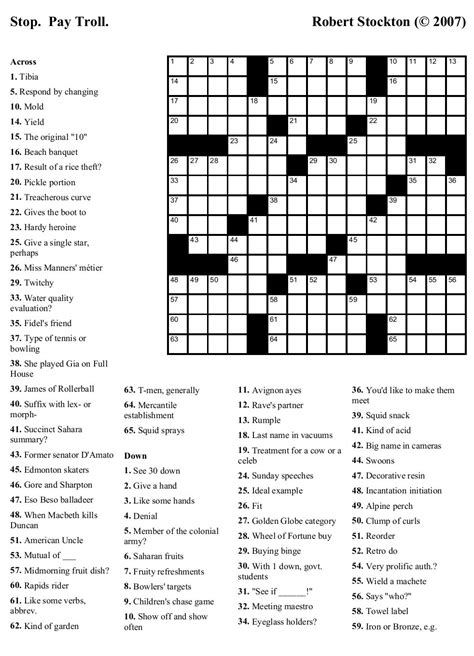 We have free printable puzzles with a variety of skill levels that range from easy to difficult. Crossword Puzzle Printable Disney in 2020 | Printable crossword puzzles, Crossword puzzles, Free ...