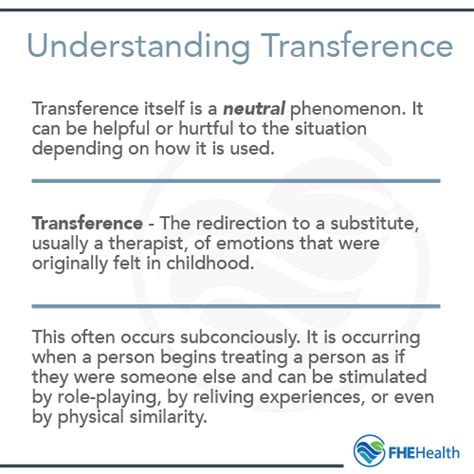 Transference And Counter Transferance Key Signs To Look For Fhe Health