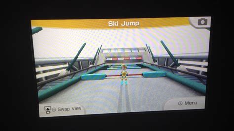 Wii Fit U Ski Jump Extra Gamepad Screen Youtube