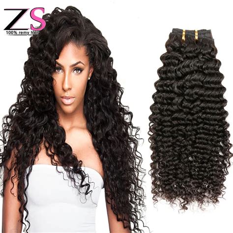 A Brazilian Virgin Hair Deep Curly Brazilian Deep Curly Brazilian Hair Weave Bundles Inch