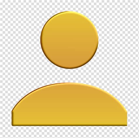 Account Icon Human Icon Person Icon User Icon Yellow Orange Circle