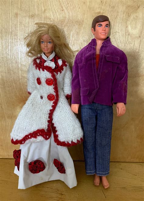Vintage Barbie And Ken Dolls 12 Etsy