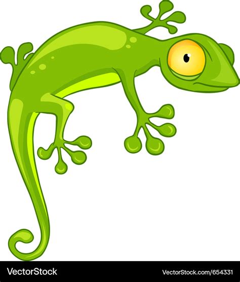 Cartoon Character Lizard Royalty Free Vector Image