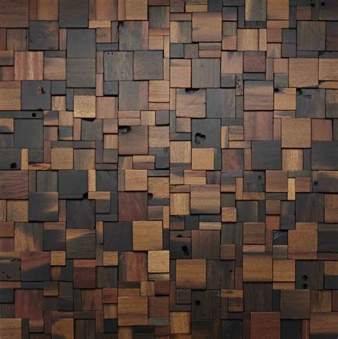 Stacked Rustic Heliot And Company Wood Wall Design Wood Wall