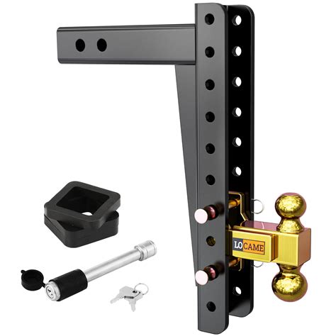 Locame Adjustable Trailer Hitch Fits 2 Inch Receiver 15 Inch Drop