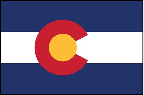Nylglo Colorado State Flag 3 Fth X 5 Ftw Outdoor 2neh6140660