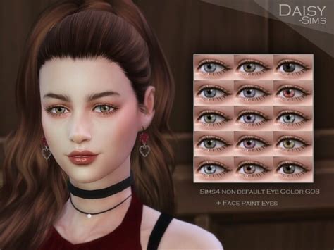 Realistic Eye Color Contact Lens G03 By Daisy Sims At