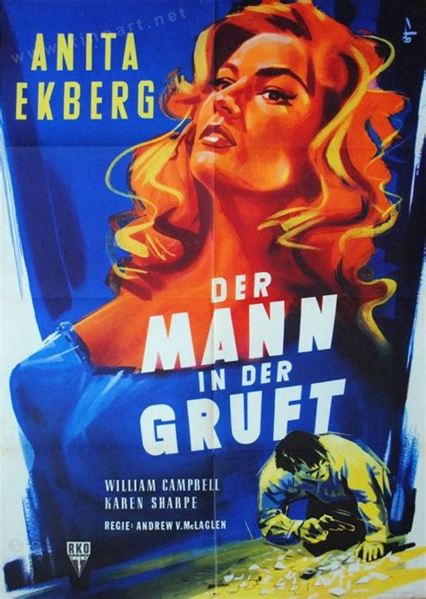 Man In The Vault Andrew V Mclaglen 1956 German Design By Hans Braun