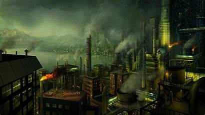 Industrial Revolution Sci Fi Futuristic Wallpapers Cities