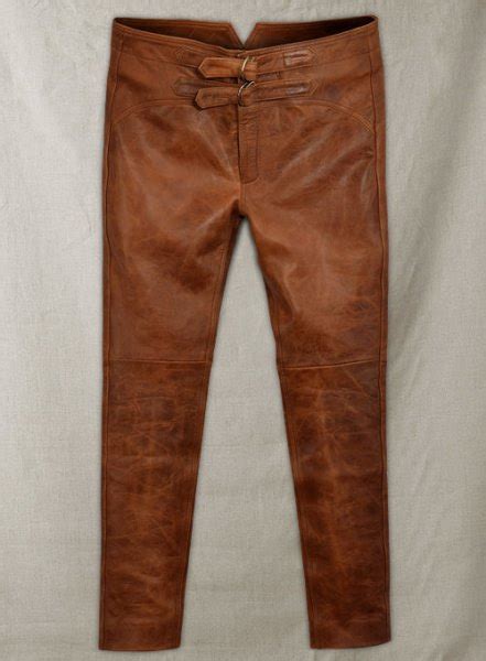 Cognac Jim Morrison Leather Pants Leathercult Genuine Custom Leather