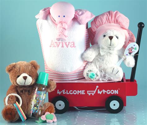 We've got you covered from unique baby shower gifts to baby shower gift baskets. Personalized Baby Girl Gift -Welcome Wagon