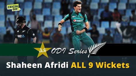 Shaheen Afridi Takes All 9 Wickets Pakistan Vs New Zealand Odi Series