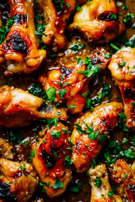 Chicken wings were not ubiquitous yet and were considered a foreign part of the bird by many. Sticky Teriyaki Oven Baked Chicken Wings - glazed in a ...