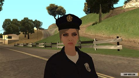 Gta Online Female Cop Skin для Gta San Andreas
