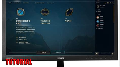 League Of Legends Client Full Screen Tutorial Youtube