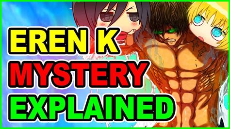 Attack on titan chapter 115 | subscribe! WHY Does Eren Know Mikasa And Armin? Eren Kruger Mystery ...
