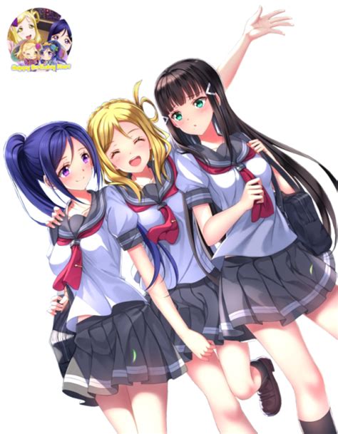 School Girls Anime Render Tumblr
