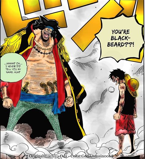 Luffy Vs Blackbeard Onepiece Anime How Angry Luffy Was Blackbeard