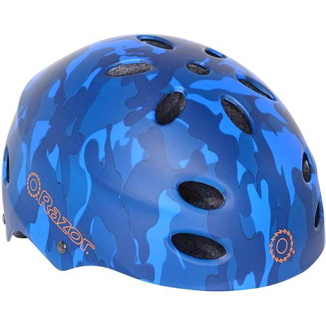 Razor V 17 Youth Multi Sport Helmet Satin Blue Camo
