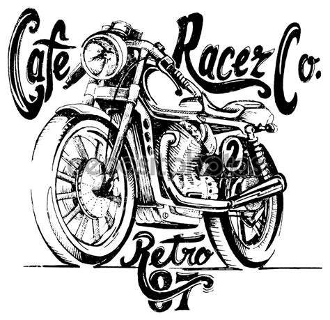 Cafe Racer Co Vintage Motorcycle Art Bike Art Motorcycle Art