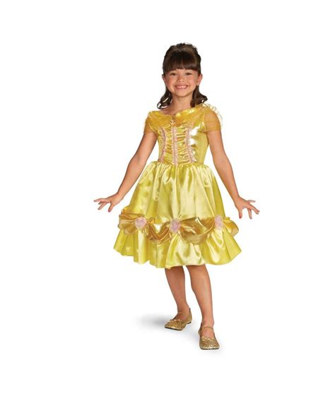 Belle Disney Kids Costume Sparkle Classic Disney Princess Costumes