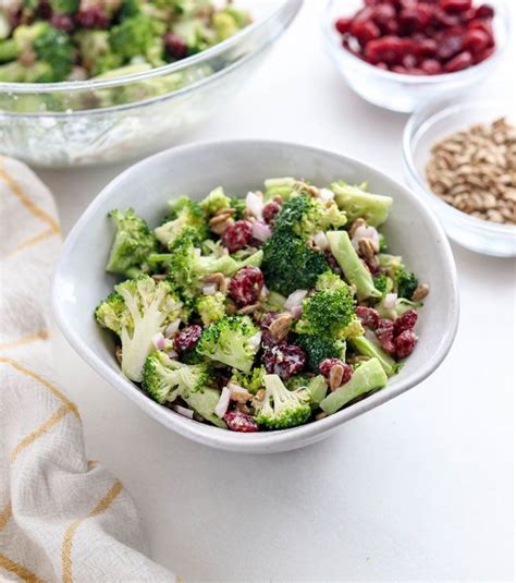 Broccoli Salad With No Mayo Recipe Healthy Broccoli Salad
