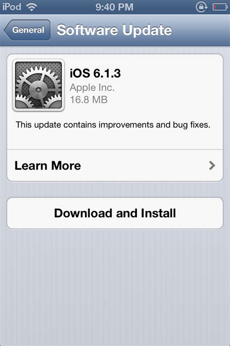 Go to settings > general > software update > customize automatic updates, then turn off download ios updates. Download iOS 6.1.3 Firmware For iPhone, iPad And iPod Touch