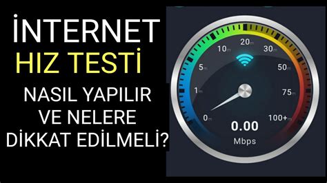 İnternet Hız Testi Nasıl Yapılır Türk Telekom Turkcell Vodafone