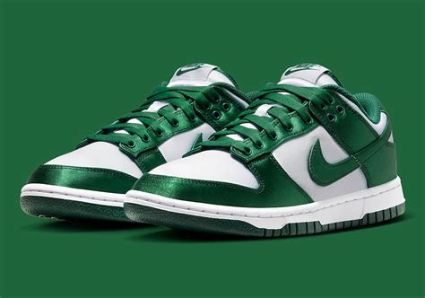 Nike Dunk Low Green Satin Dx5931 100 Release