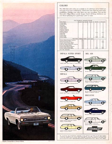 1965 Chevrolet Full Size Brochure