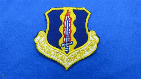 Original Usaf 33rd Tactical Fighter Wing Patch Twill 3848653494