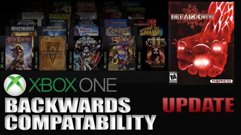 April 2018 Breakdown Xbox One Backwards Compatibility Update Youtube