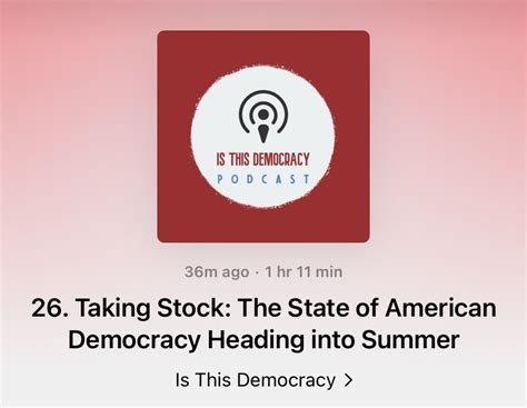 Thomas Zimmer On Twitter Taking Stock The State Of American Democracy Heading Into Summer Let