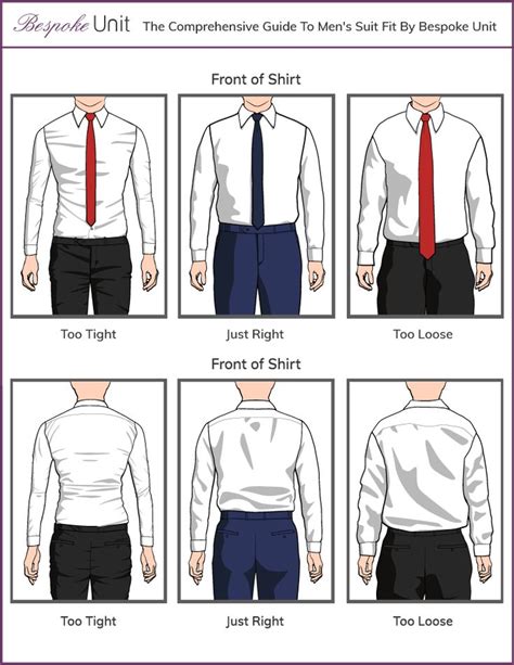 How A Dress Shirt Should Fit Mens Shirt Dress Suit Fit Guide Mens