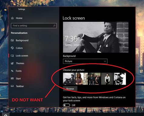 Remove Unwanted Photos From Windows 10 Lock Screen Background Rotation
