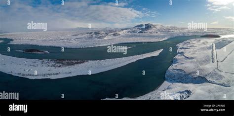 Aerial View Of Thjorsa River Hi Res Stock Photography And Images Alamy
