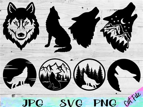 Wolf SVG Bundel Wolf PNG Wolven Svg Wolf Art Wolf Etsy België