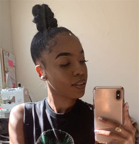 Black Woman Top Knot Bun Black Top Women Top Knot Bun Knot Bun