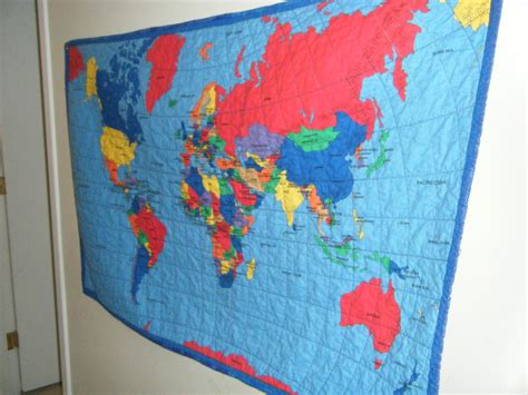 Callmekelly Finally Finished Map Panel Quilt