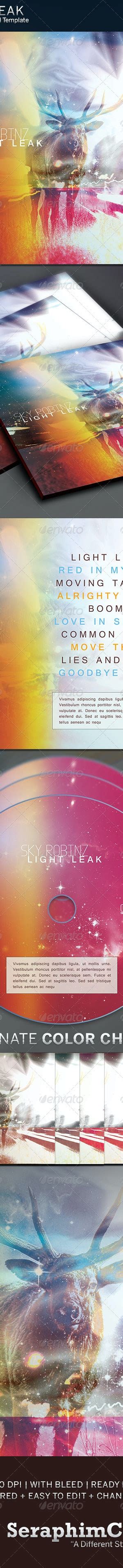 Light Leak Cd Cover Artwork Template By Seraphimchris Graphicriver