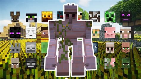 Mutant Iron Golem Vs All Mutant Mobs Minecraft Youtube